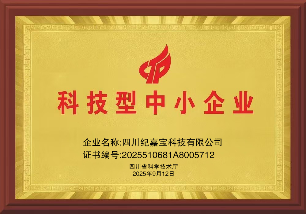 科技型中小企业证书